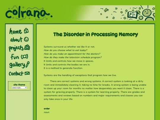 fun/writing/disorder screenshot