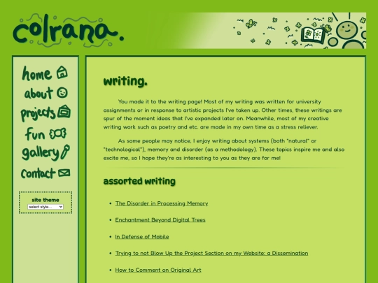 fun/writing screenshot