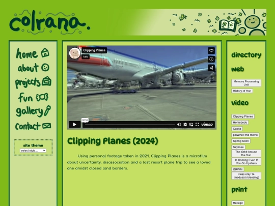 projects screenshot