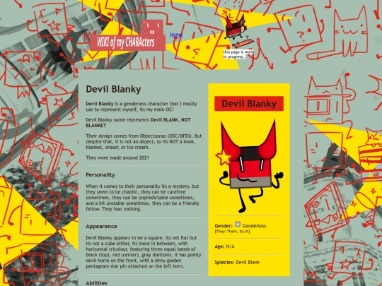 TheCharaWiki/devilblankywiki screenshot