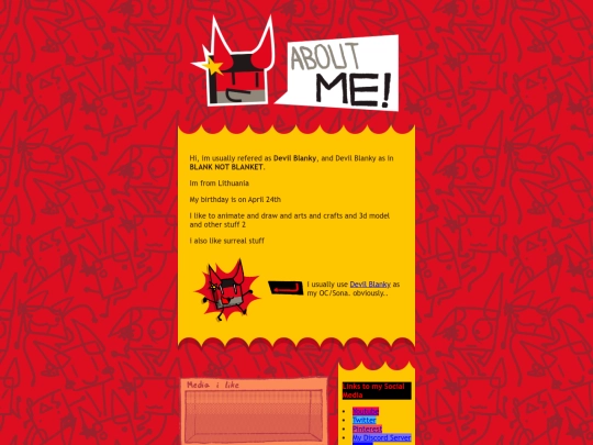 aboutme screenshot