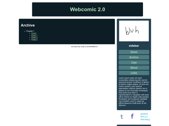 webcomics/overview screenshot