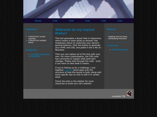 index screenshot