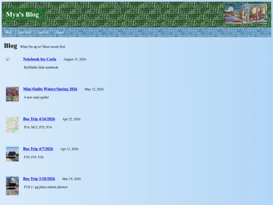 blog screenshot