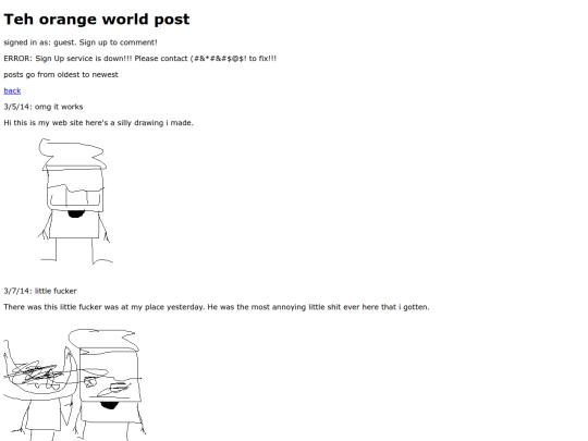 posts screenshot