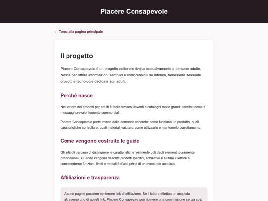 il-progetto screenshot