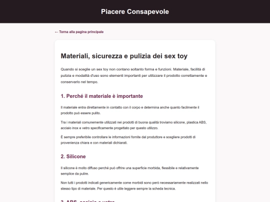 materiali-sex-toy-sicurezza-pulizia screenshot
