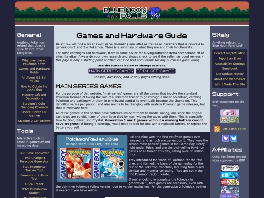 pages/general/games-and-hardware screenshot