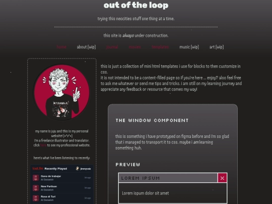 templates screenshot
