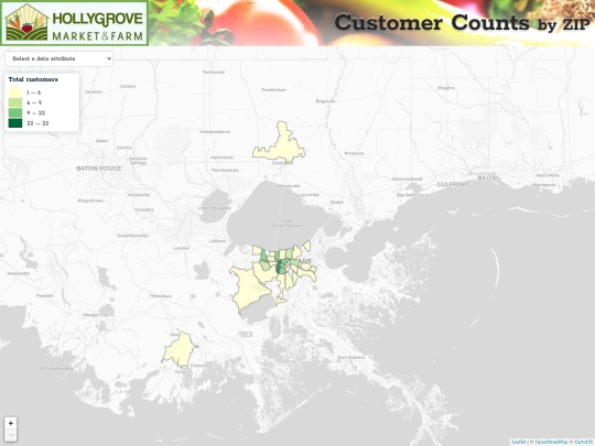 customer-map screenshot