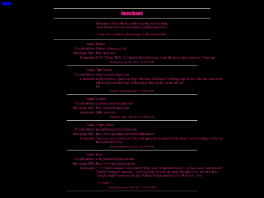seducedguestbook screenshot