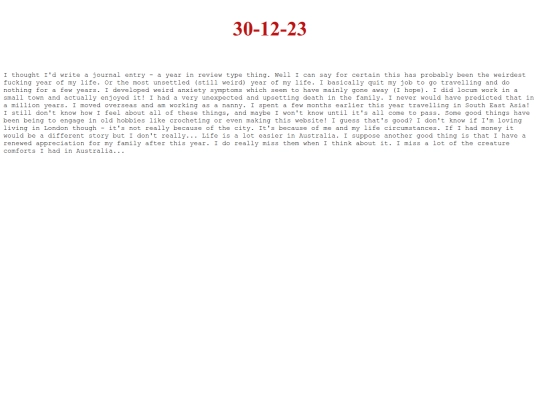 diary-entries/301223 screenshot
