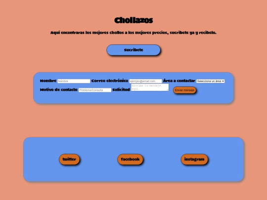 landingpage screenshot
