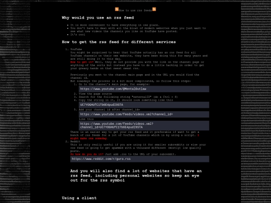rssguide screenshot
