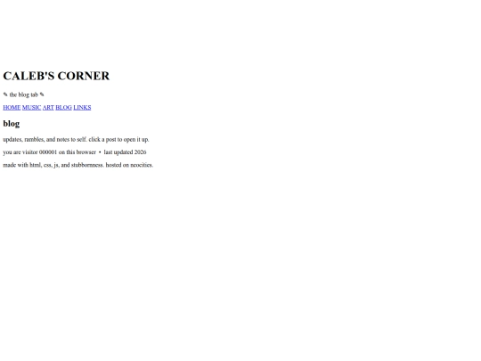 blog screenshot