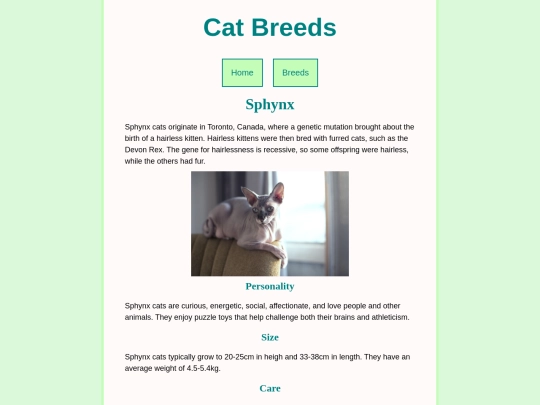 sphynx screenshot