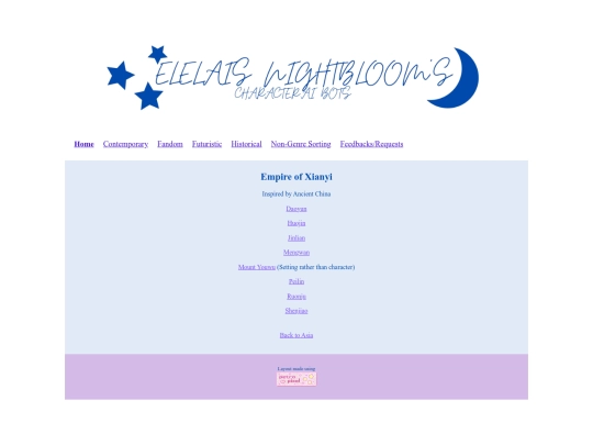 Asia/Xianyi screenshot