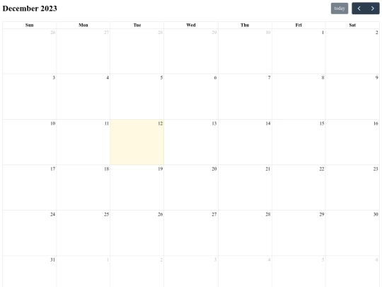 fullcalendar-test screenshot