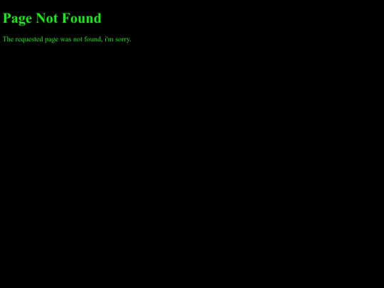 not_found screenshot
