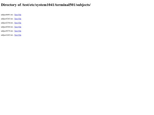 index screenshot