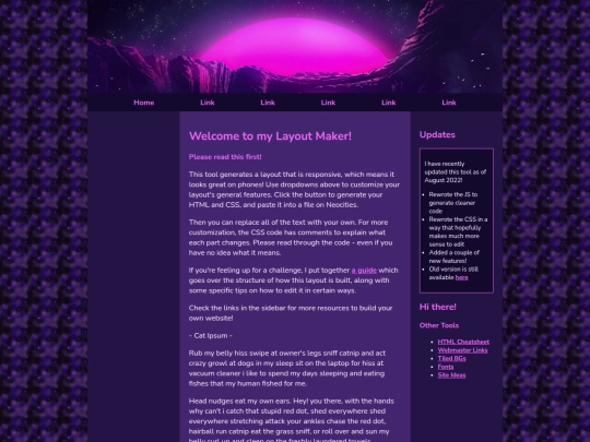 test screenshot