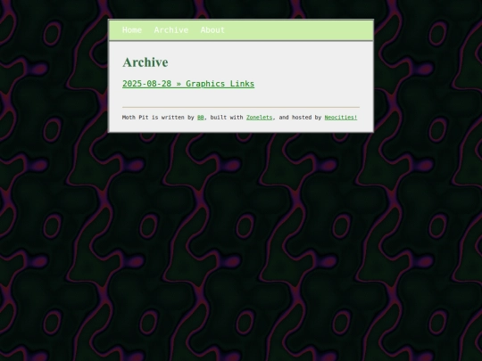 archive screenshot