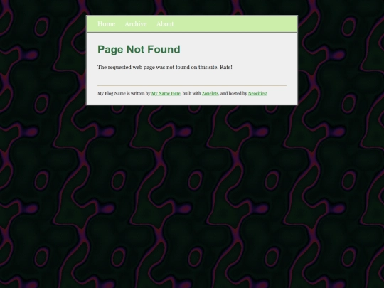 not_found screenshot