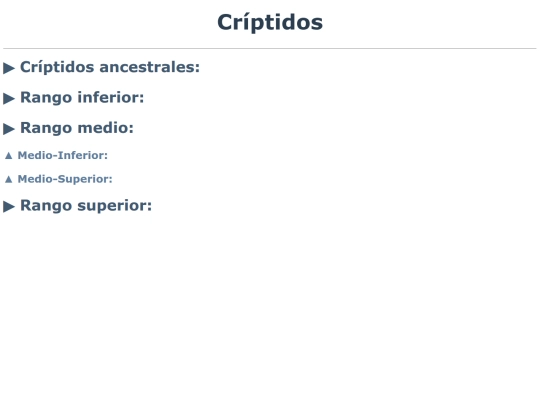 razas/criptidos screenshot