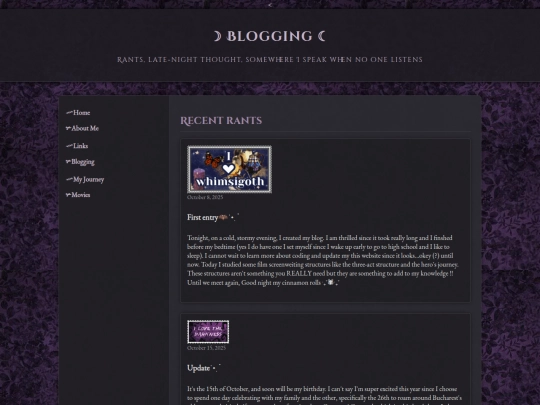 blog screenshot