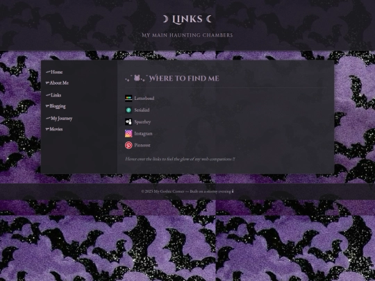 links screenshot