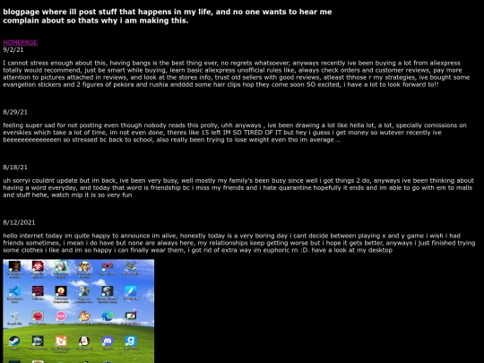 blogpage screenshot