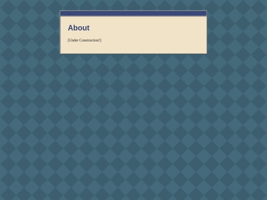 blog/about screenshot