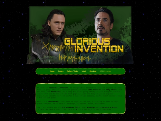 frostiron/home screenshot