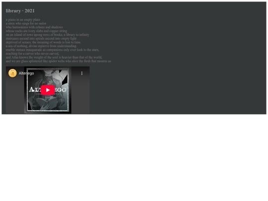 sitenav/me/writing/poetry/library screenshot