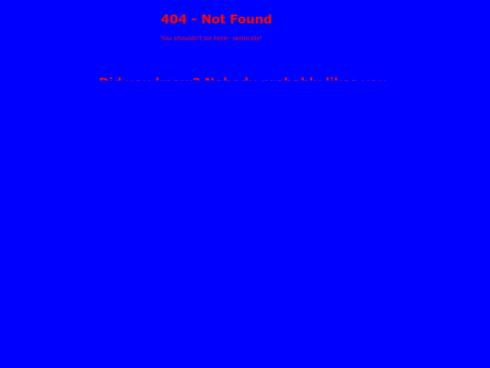 not_found screenshot