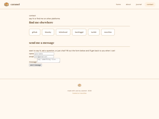 contact screenshot