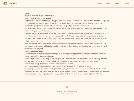 journal screenshot