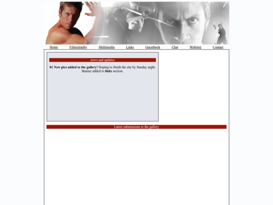 Homepage screenshot