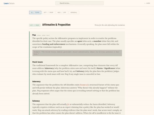 lexicon screenshot