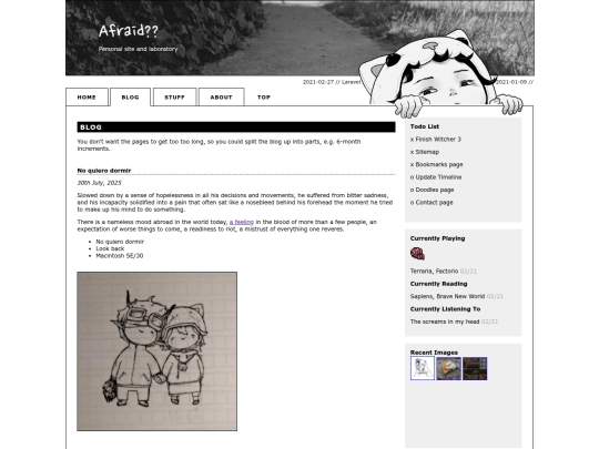 blog screenshot