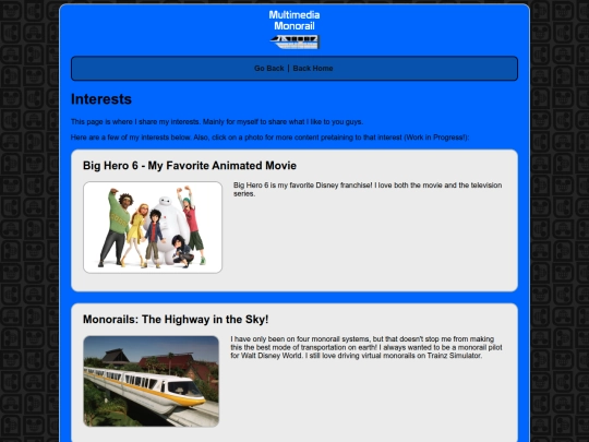 interests screenshot