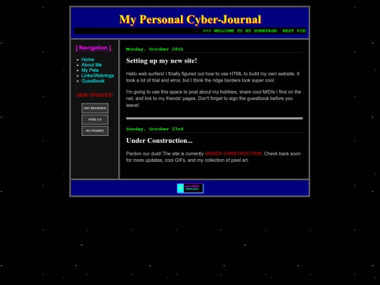 test screenshot