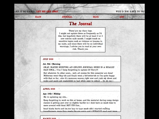 journal screenshot