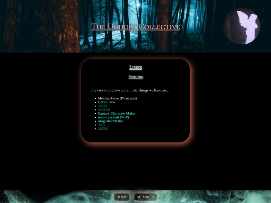 links screenshot