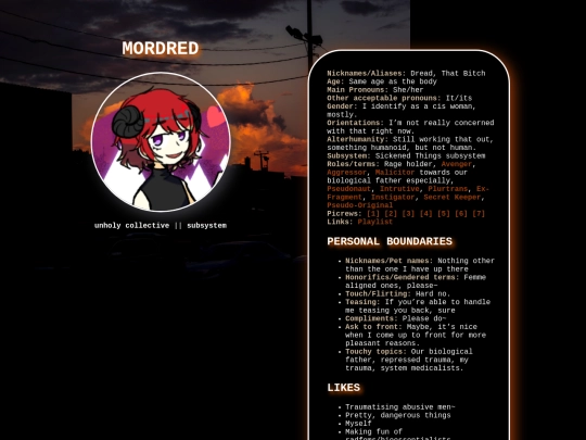 sickenedthings/members/mordred screenshot