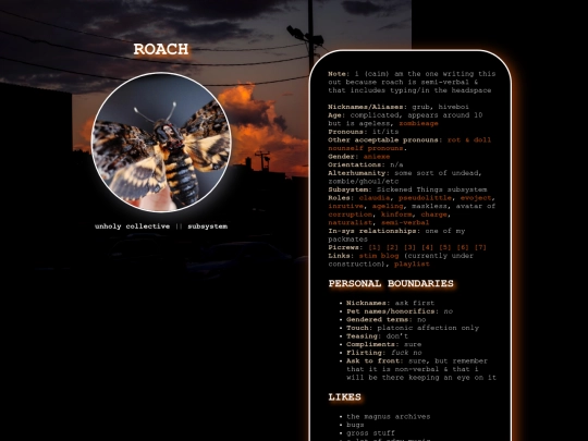 sickenedthings/members/roach screenshot