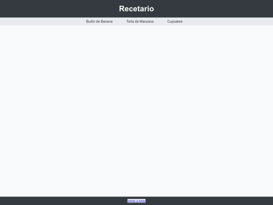 recetario screenshot