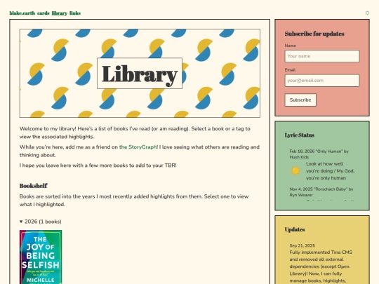 library screenshot