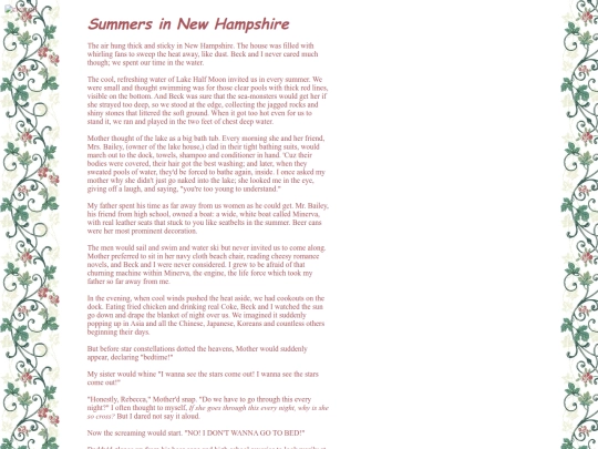 LandoftheEwe/stories/summers_in_new_hampshire screenshot