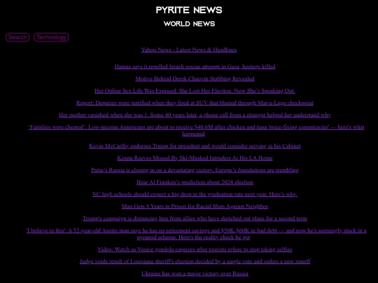 news screenshot